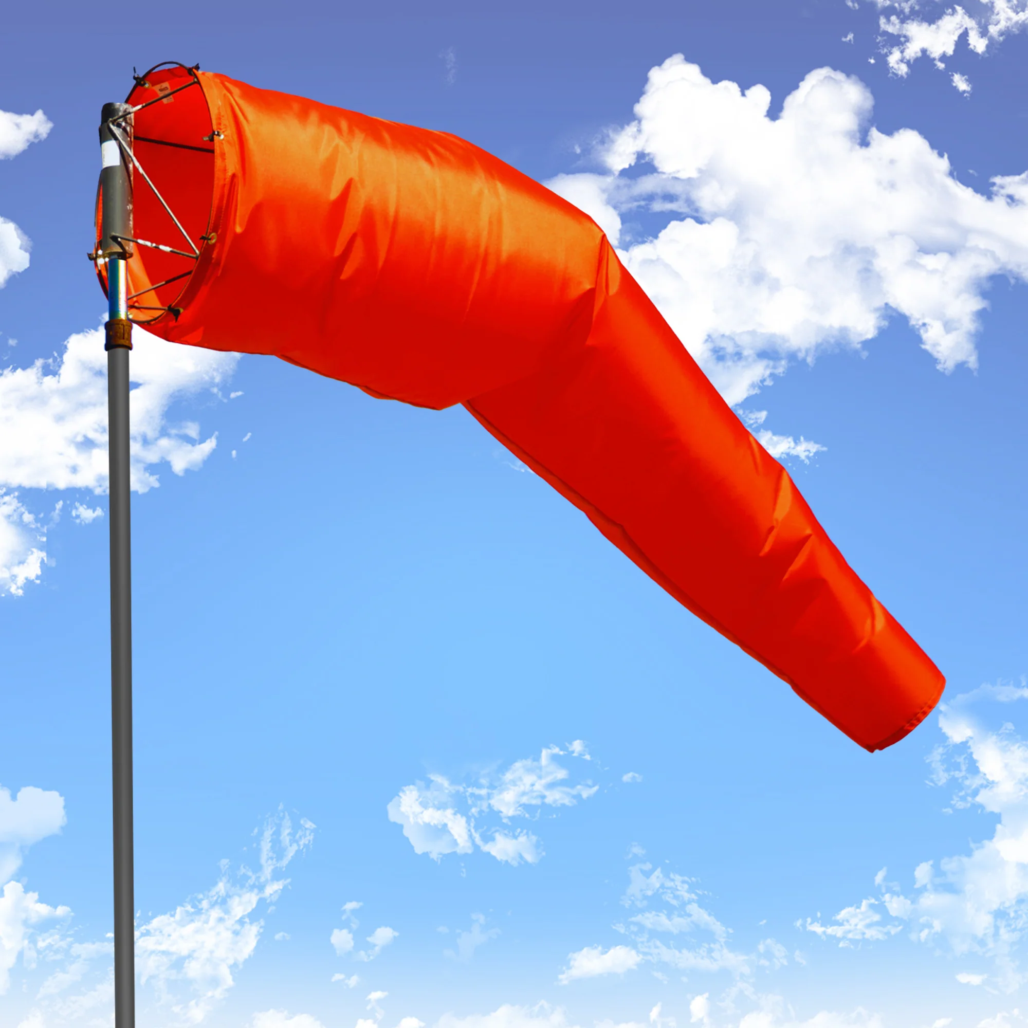 Orange Airport Windsock - Heavy Duty- FAA Compliant