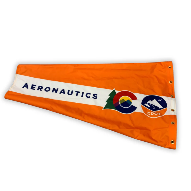 Custom Logo Aviation Heavy-Duty Windsock 1