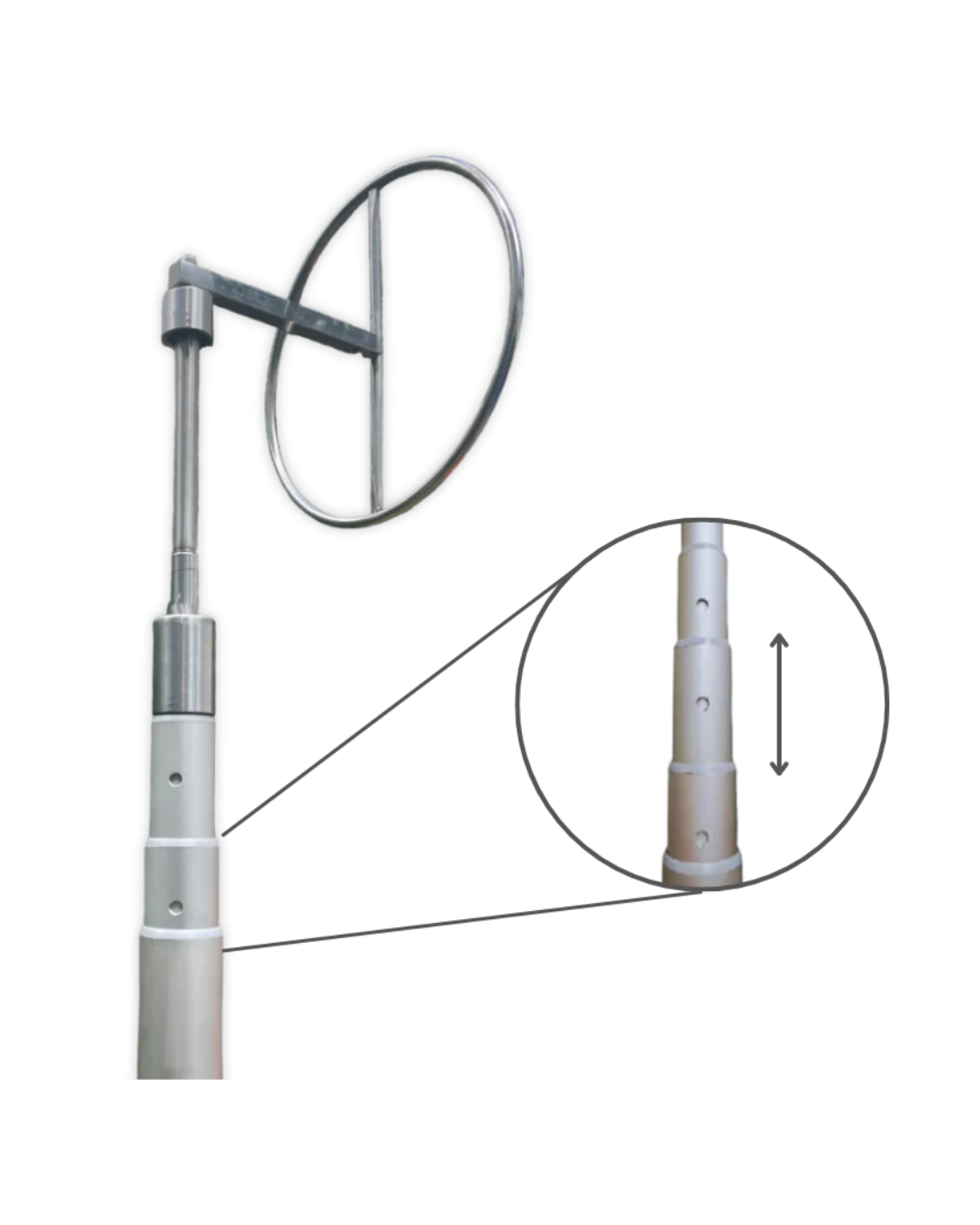 Windsock Telescopic Pole – Oilfield and Industrial Use 1