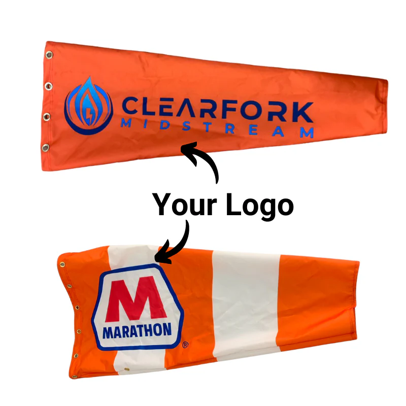 Custom Logo Oil & Gas Heavy-Duty Windsock